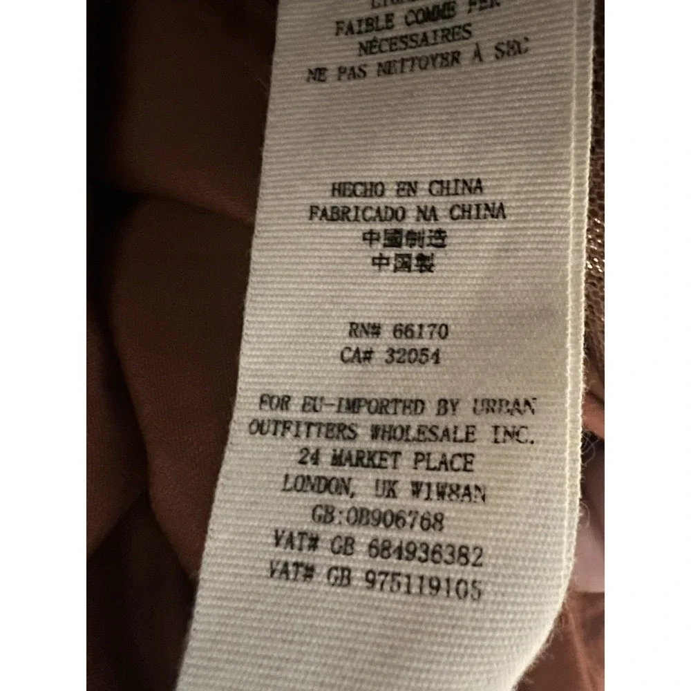 Anthropologie Free People Siren Sequin Mini Dress Lined Cocktail‎ Party Bronze 4